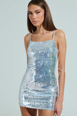 MA CHERIE SEQUIN MINI DRESS