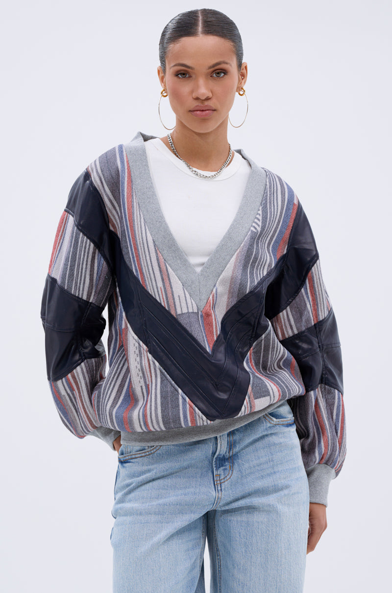 INTO THE WILD DEEP V SWEATSHIRT