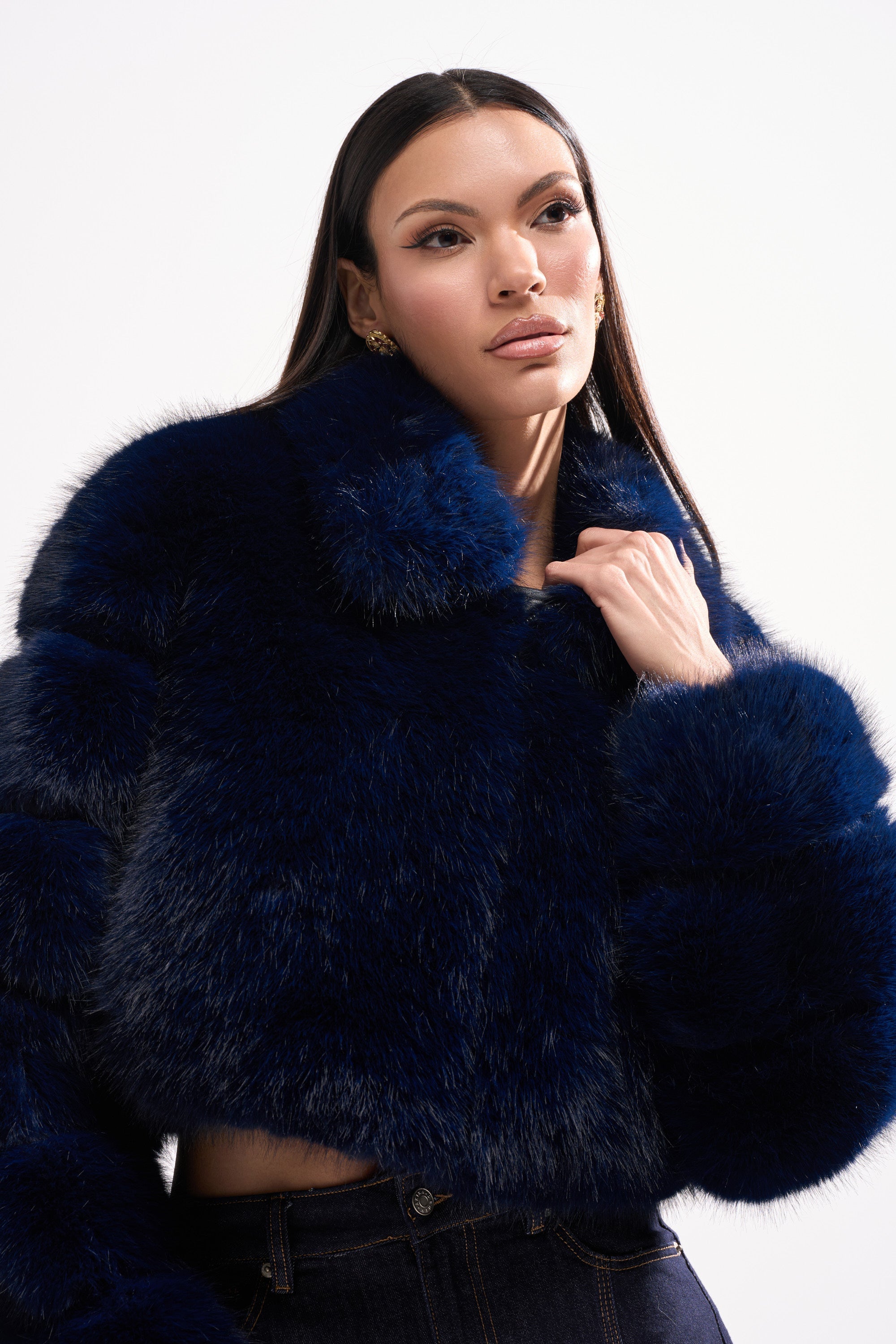 KEIKO FAUX FUR COAT