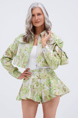 HOT SHOT BROCADE BOMBER