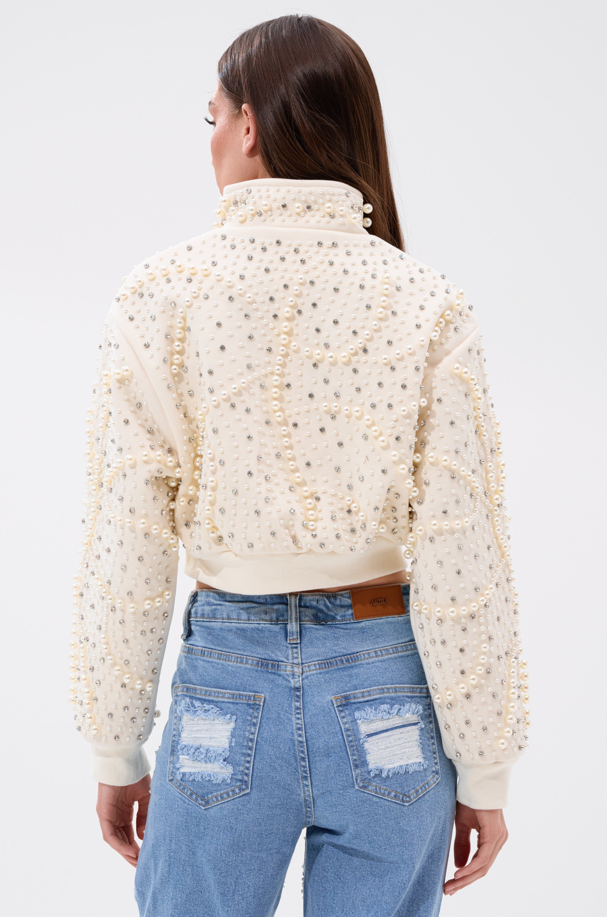 GOODIE TWO SHOES EMBELLISHED BOMBER