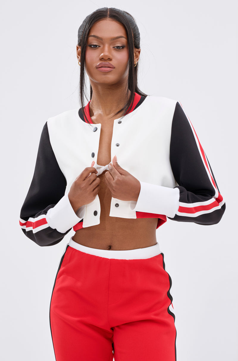 NEW RAYE CROPPED BOMBER
