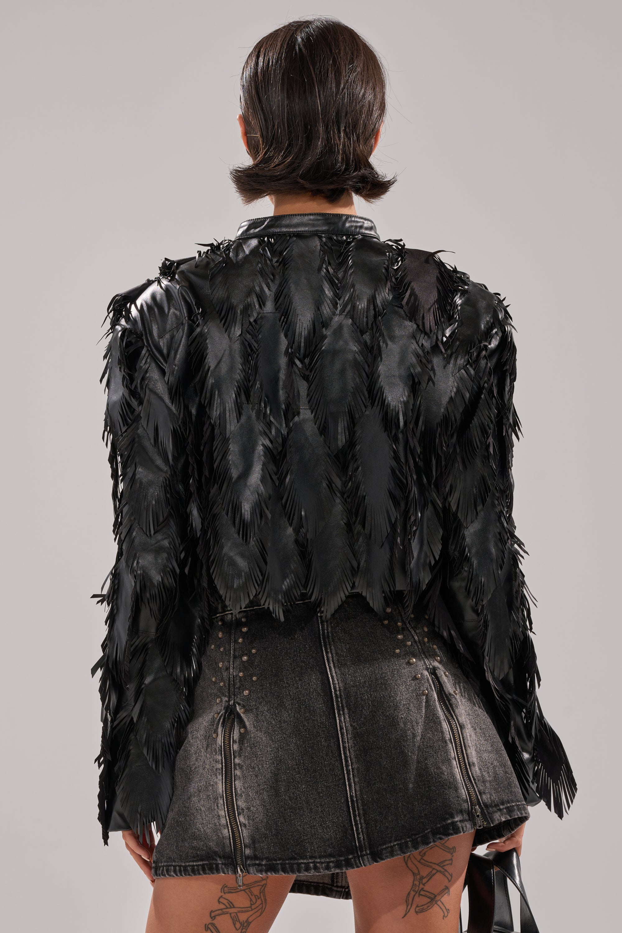 AVANT GARDE LASER CUT BOMBER