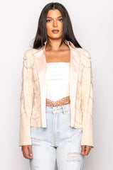 CAMP BEADED BLAZER
