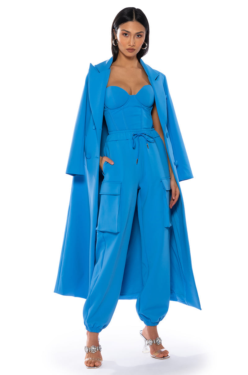 COCOA BUTTER SCUBA TRENCH