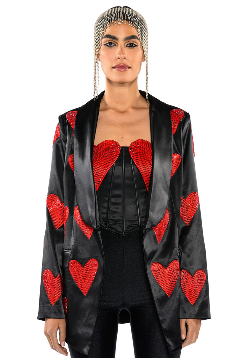 HEART ON FOR YOU BLAZER