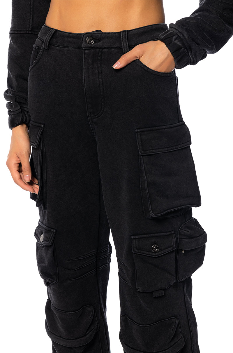 HURRICANE SLOUCHY CARGO SWEATPANT