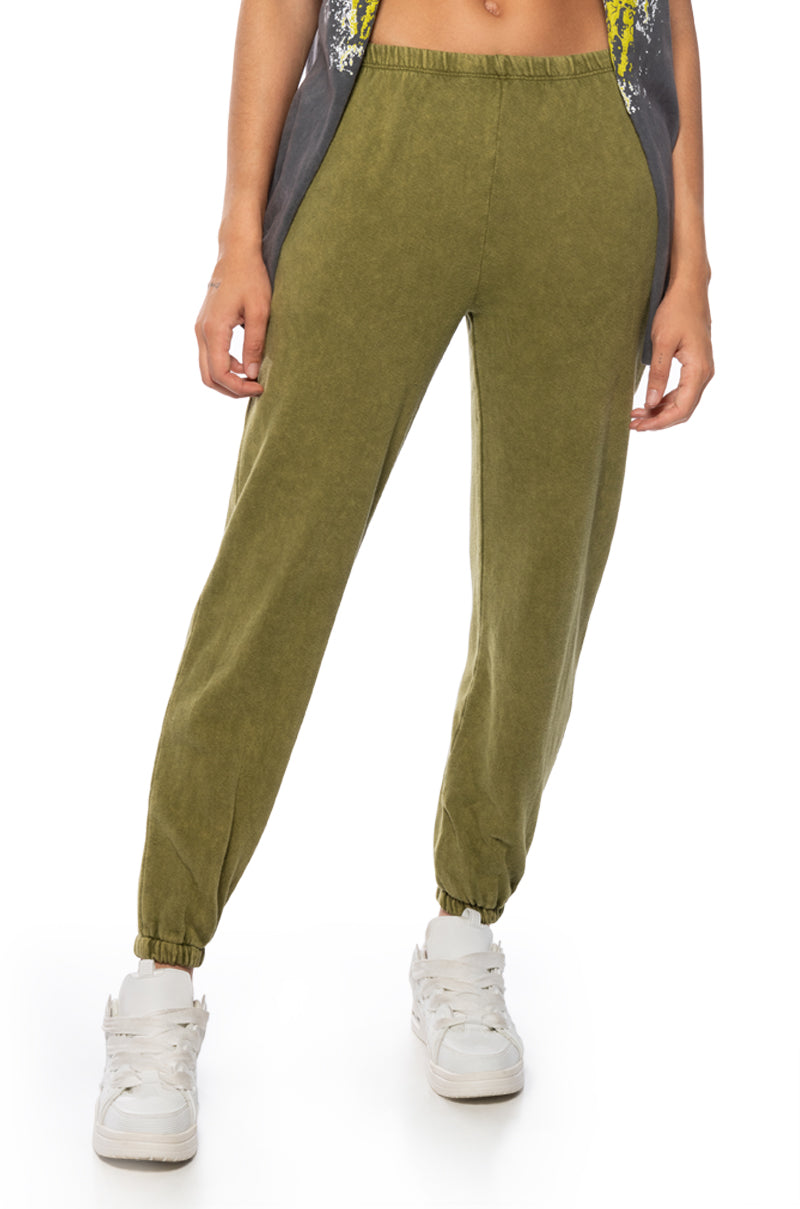 ME TIME MINERAL WASH JOGGER