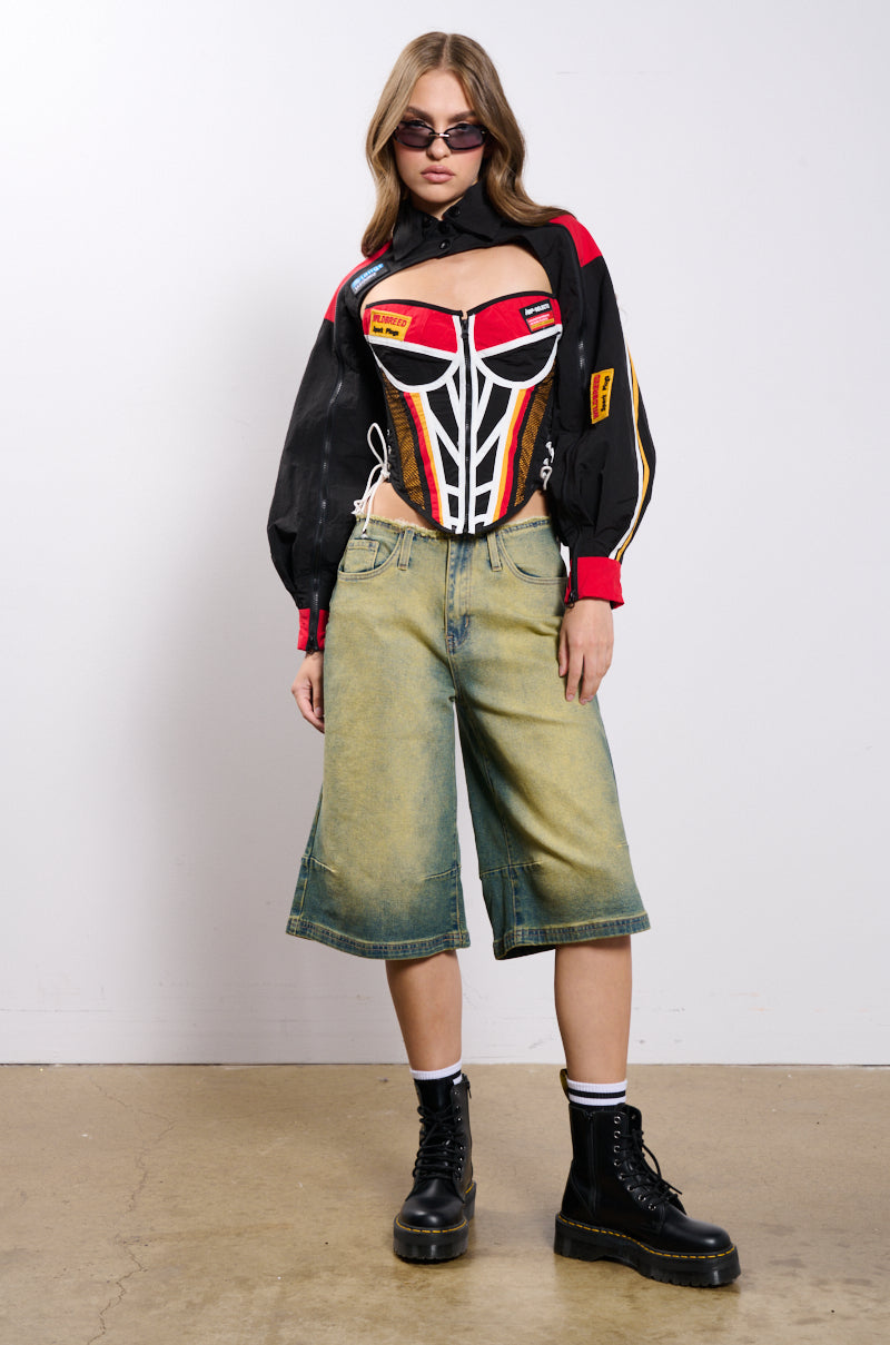 NEED FOR SPEED ZIP BOLERO JACKET
