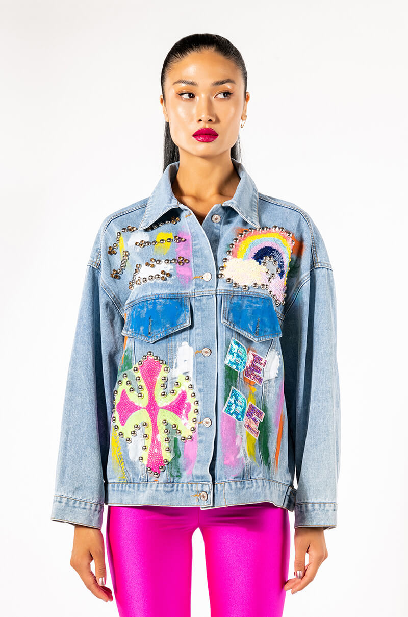 PAINTED DENIM JACKET