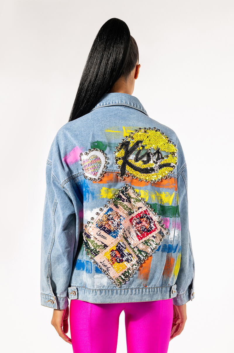 PAINTED DENIM JACKET