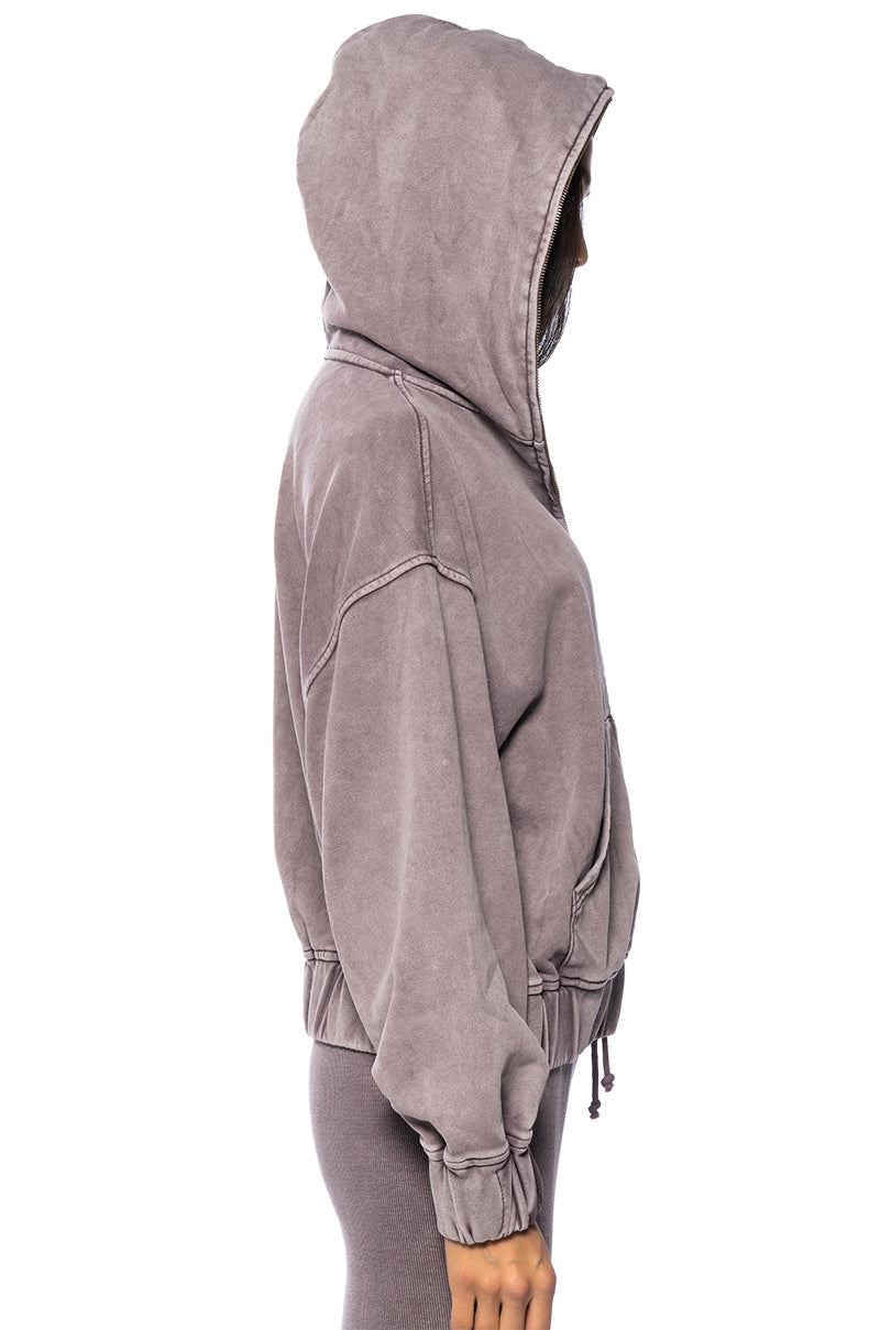 HURRICANE FULL LENGTH ZIP UP HOODIE
